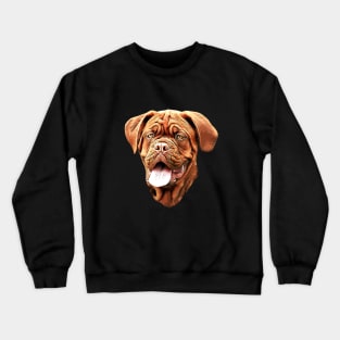 Dogue de bordeaux French Mastiff Dog Art Crewneck Sweatshirt